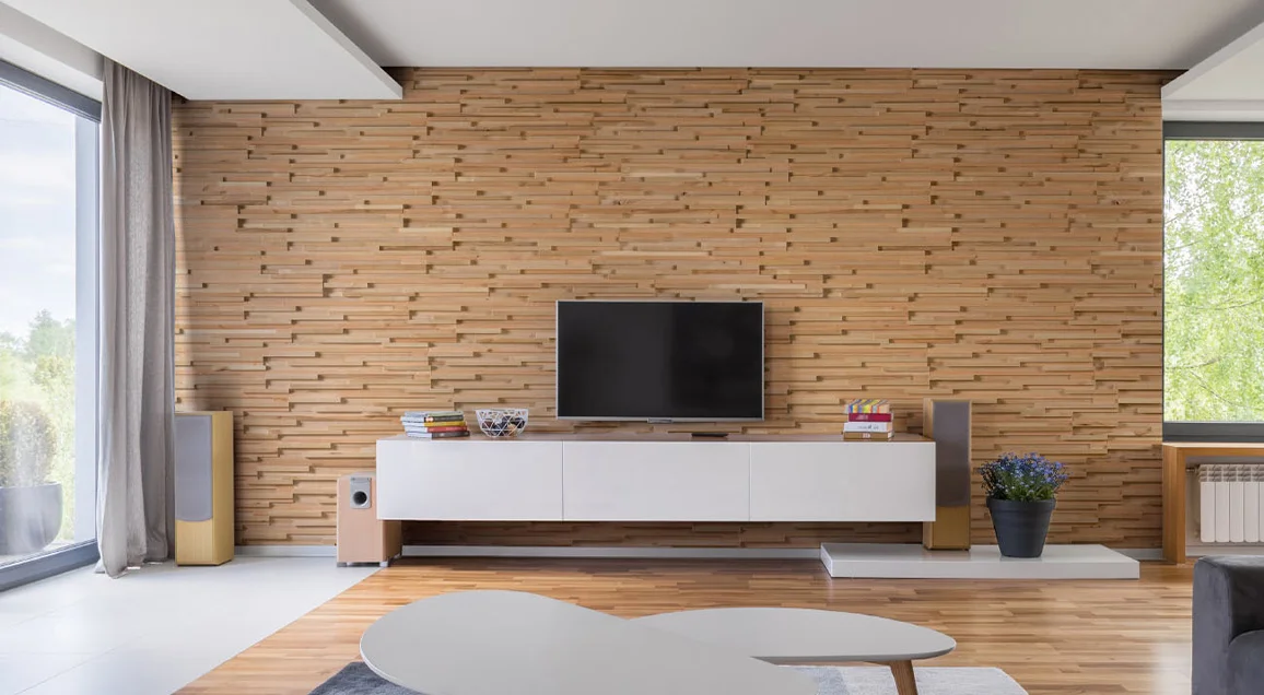 Déco mur TV en bois : 14 idées tendances et pratiques !
